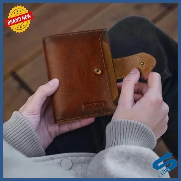 Genuine Leather RFID Wallet Women's Bifold Compact Card Holder ID Window - Picture 3 of 7